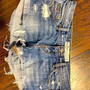 Vintage hollister jean shorts
